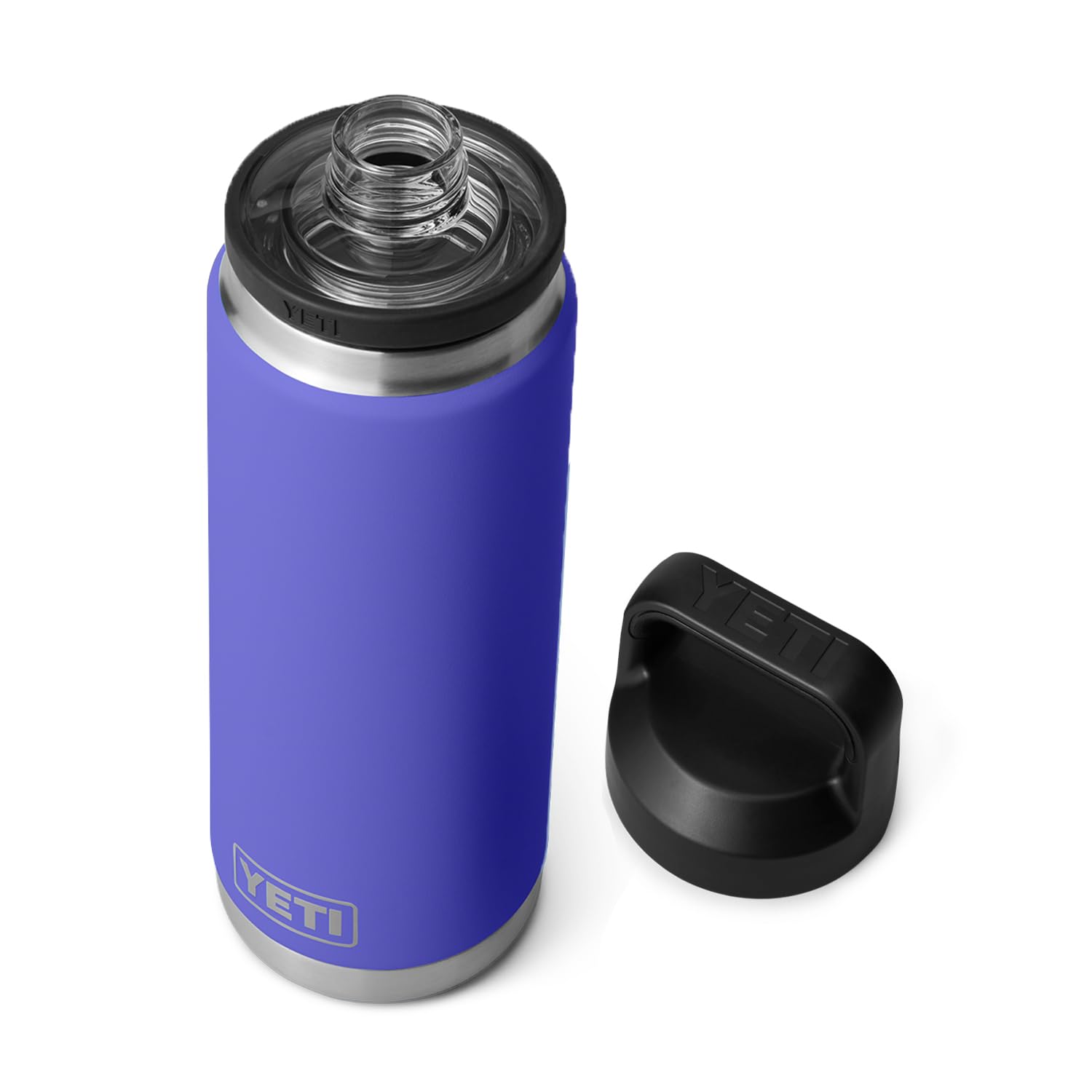 YETI Rambler 26 oz bottle with chug cap for quick sips on the go.