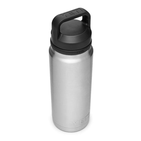 YETI Rambler 26 oz bottle with No Sweat exterior for a dry grip.