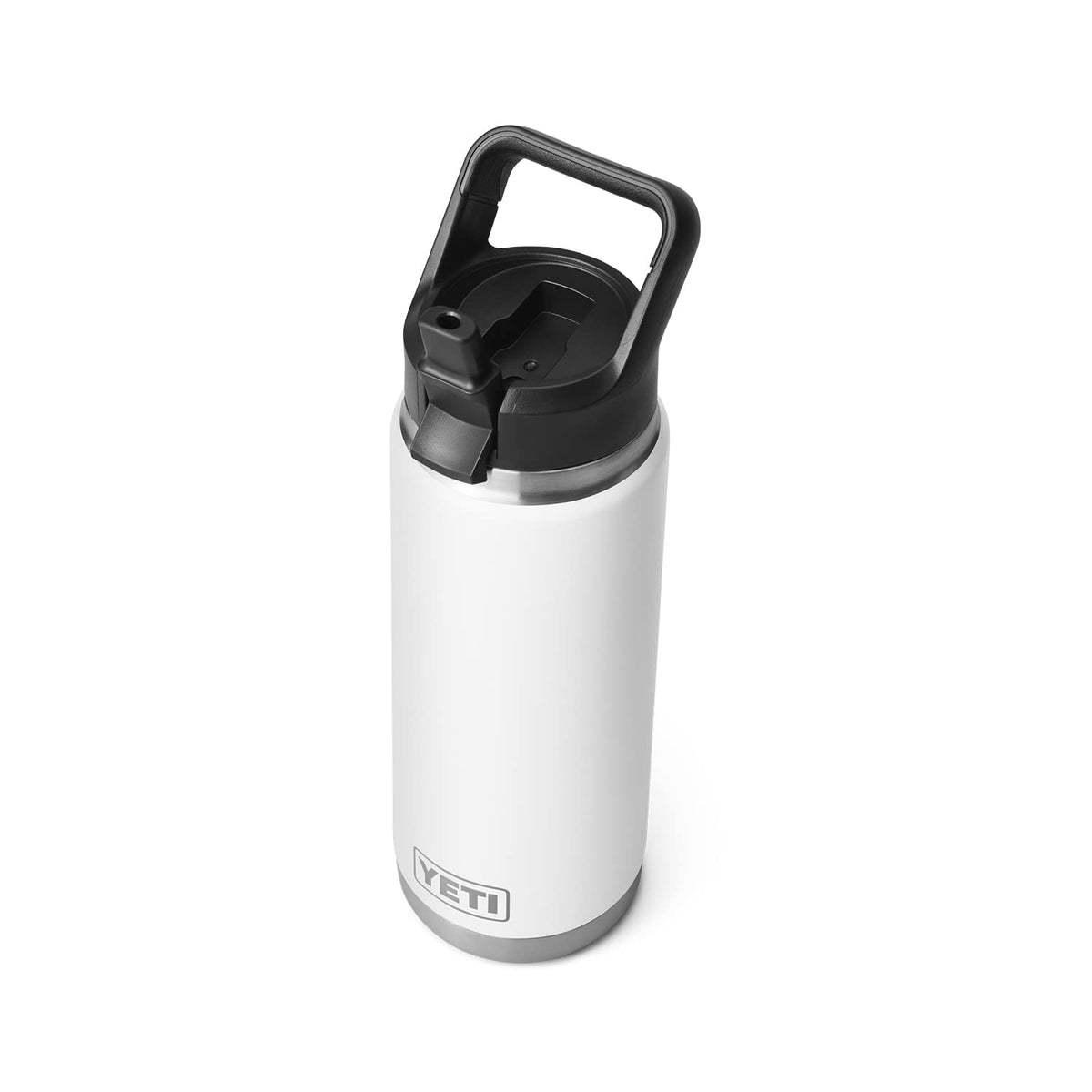 YETI Rambler 26 oz bottle with straw cap for easy on-the-go sipping.