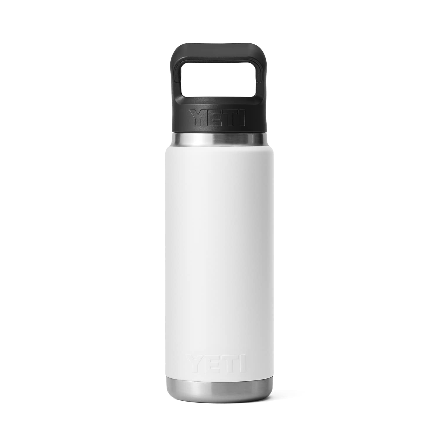 YETI Rambler 26 oz bottle in white delivers a clean, stylish look.