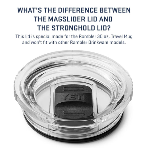 YETI Rambler 30 oz Travel Mug Rescue Red 360-degree handle fits most cup holders.