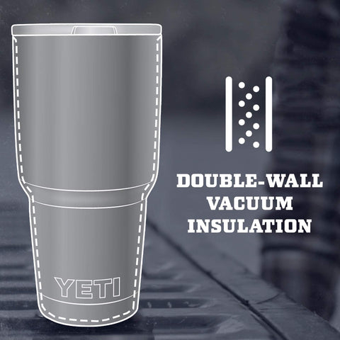 YETI Rambler 30oz MagSlider lid closed demonstrates leakproof performance.