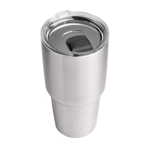 YETI Rambler 30oz with MagSlider lid in side view showing secure closure.