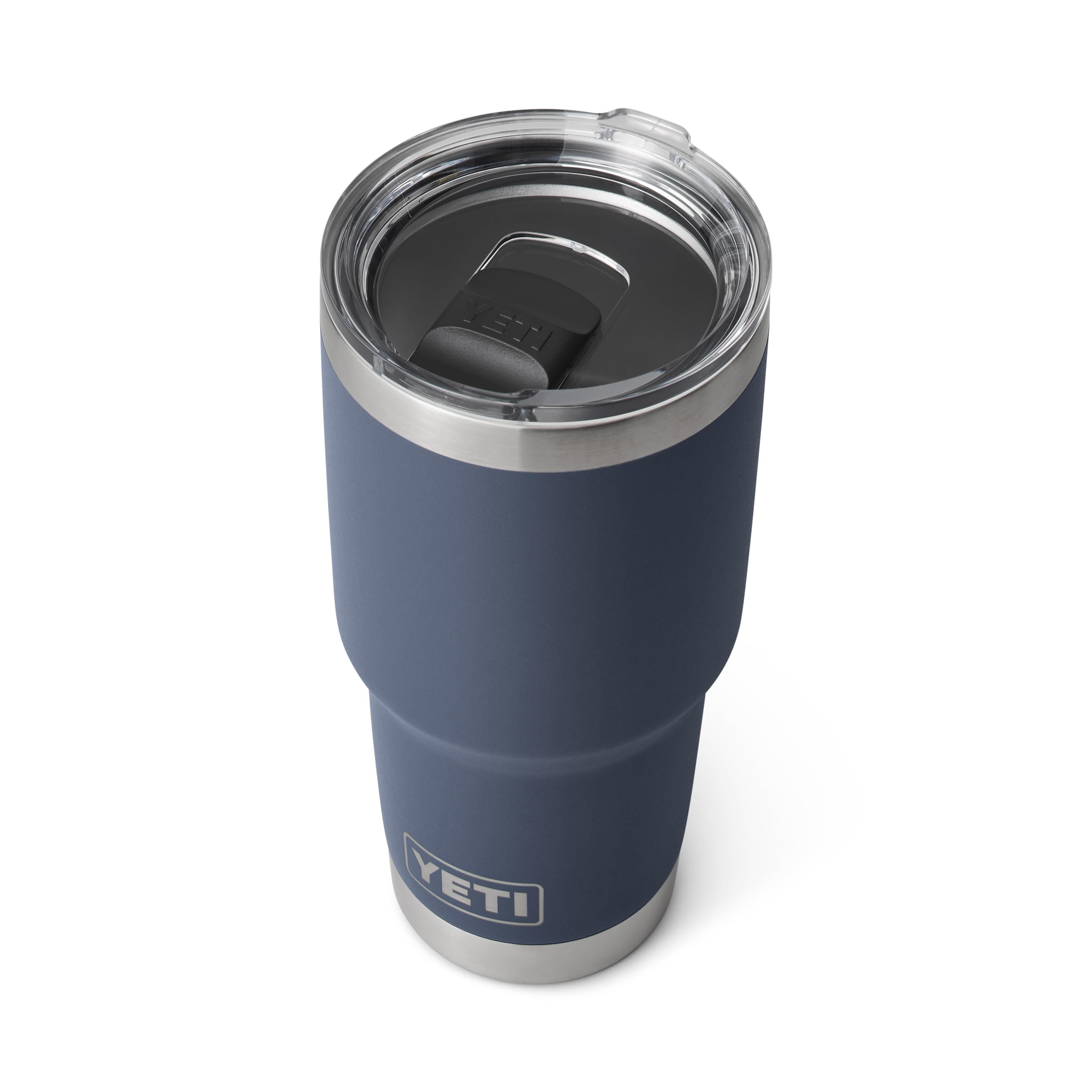 YETI Rambler 30oz navy in-use shot for all-day hydration.