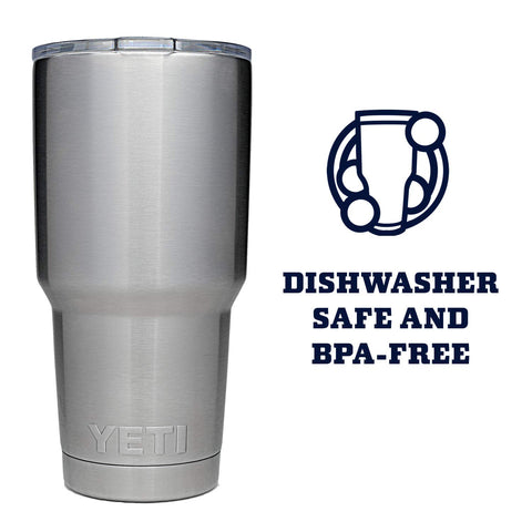 YETI Rambler 30oz No Sweat design keeps hands dry.