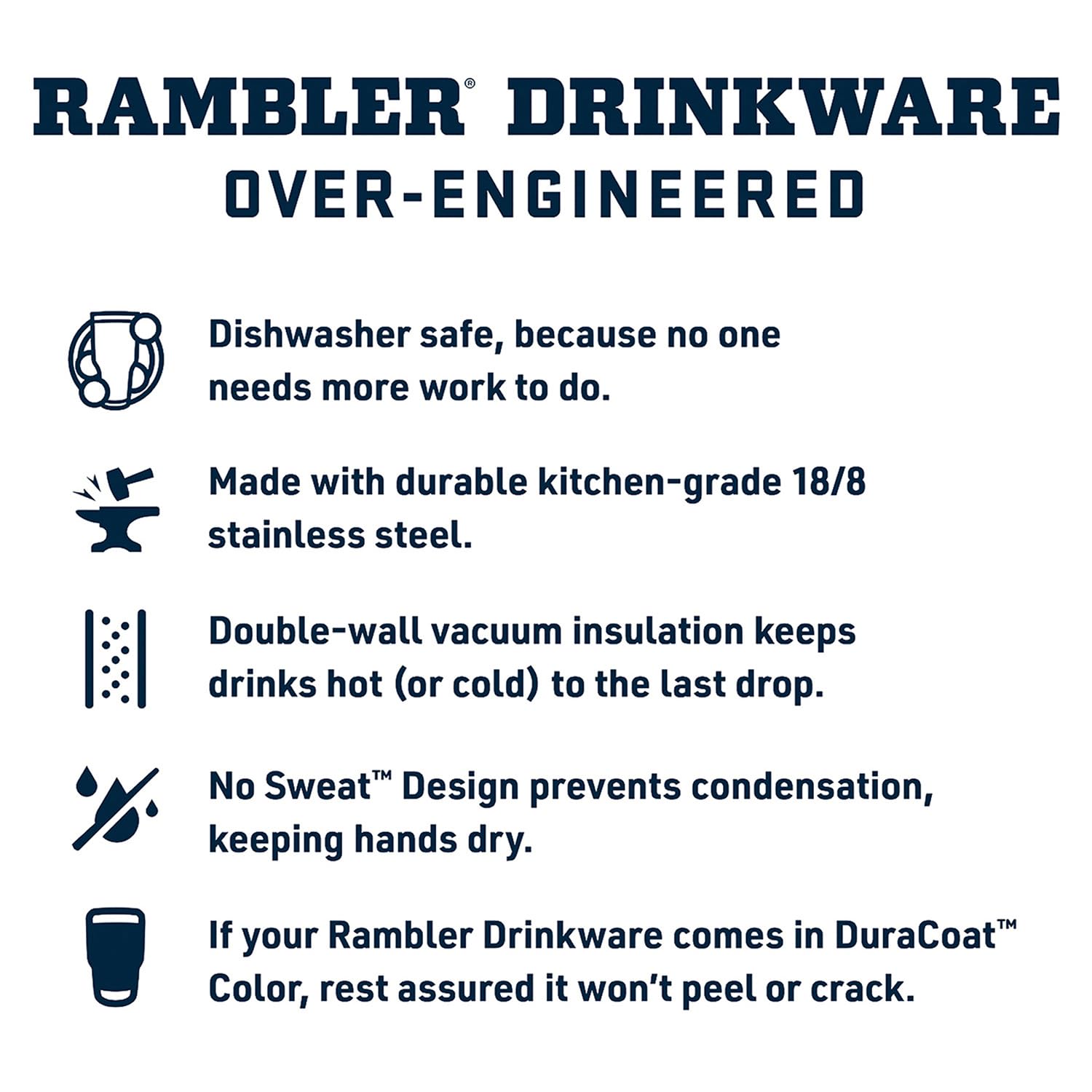 Cup holder compatibility ensures smooth transport during commutes with the Rambler.