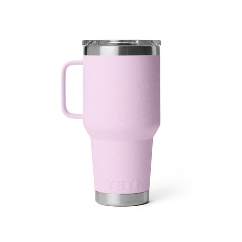YETI Rambler 30oz 360deg welded handle for secure grip.