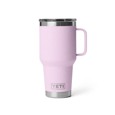 YETI Rambler Cherry Blossom color adds style to routine.