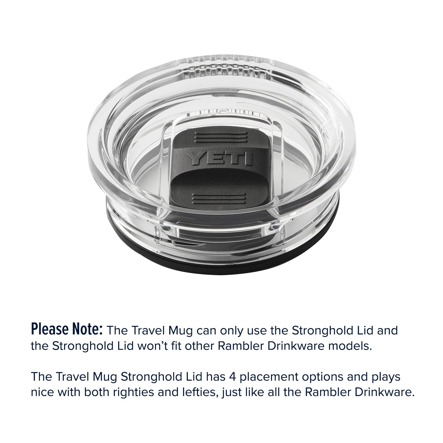 YETI Rambler 30 oz navy fits most cup holders for travel.