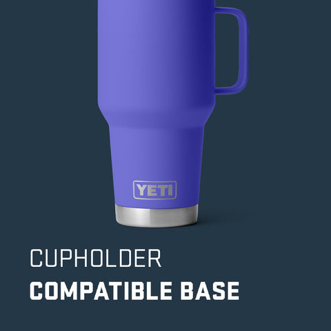 YETI Rambler 30 oz Travel Mug ultramarine violet dishwasher-safe label for easy cleanup