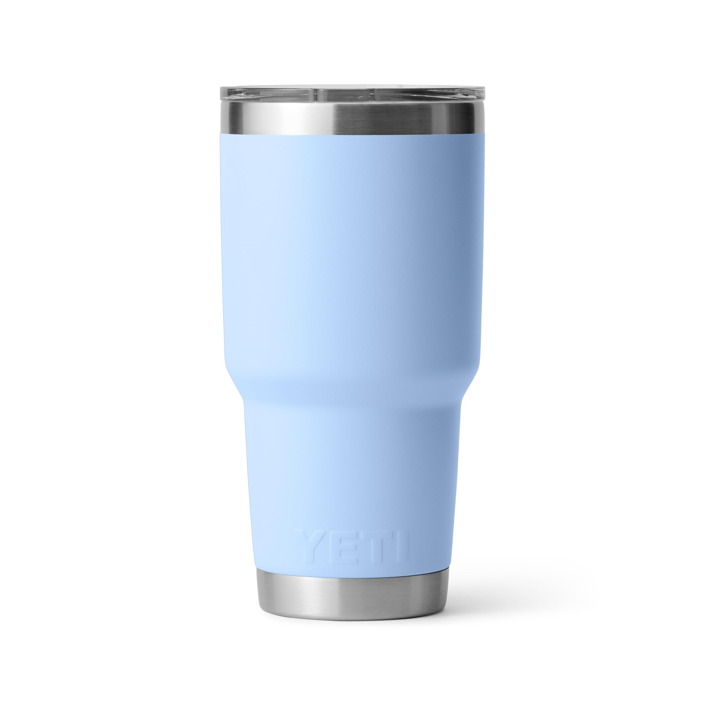 YETI Rambler 30 oz blue Duracoat finish resists fading under daily wear