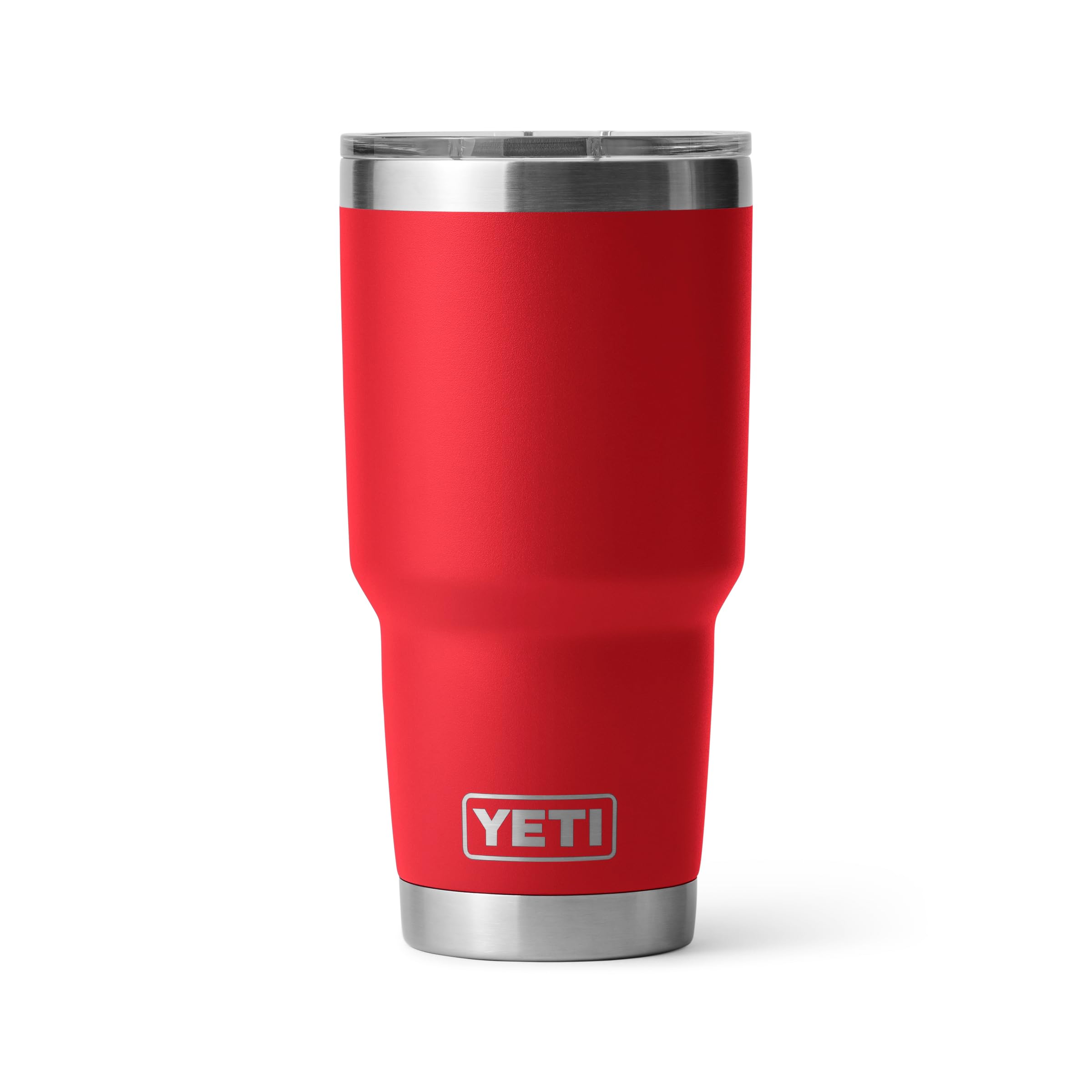 YETI Rambler 30 oz tumbler in Rescue Red for hot or cold drinks