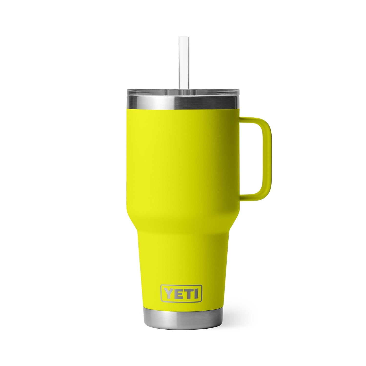 Tumbler fits cup holders, ideal for car journeys.