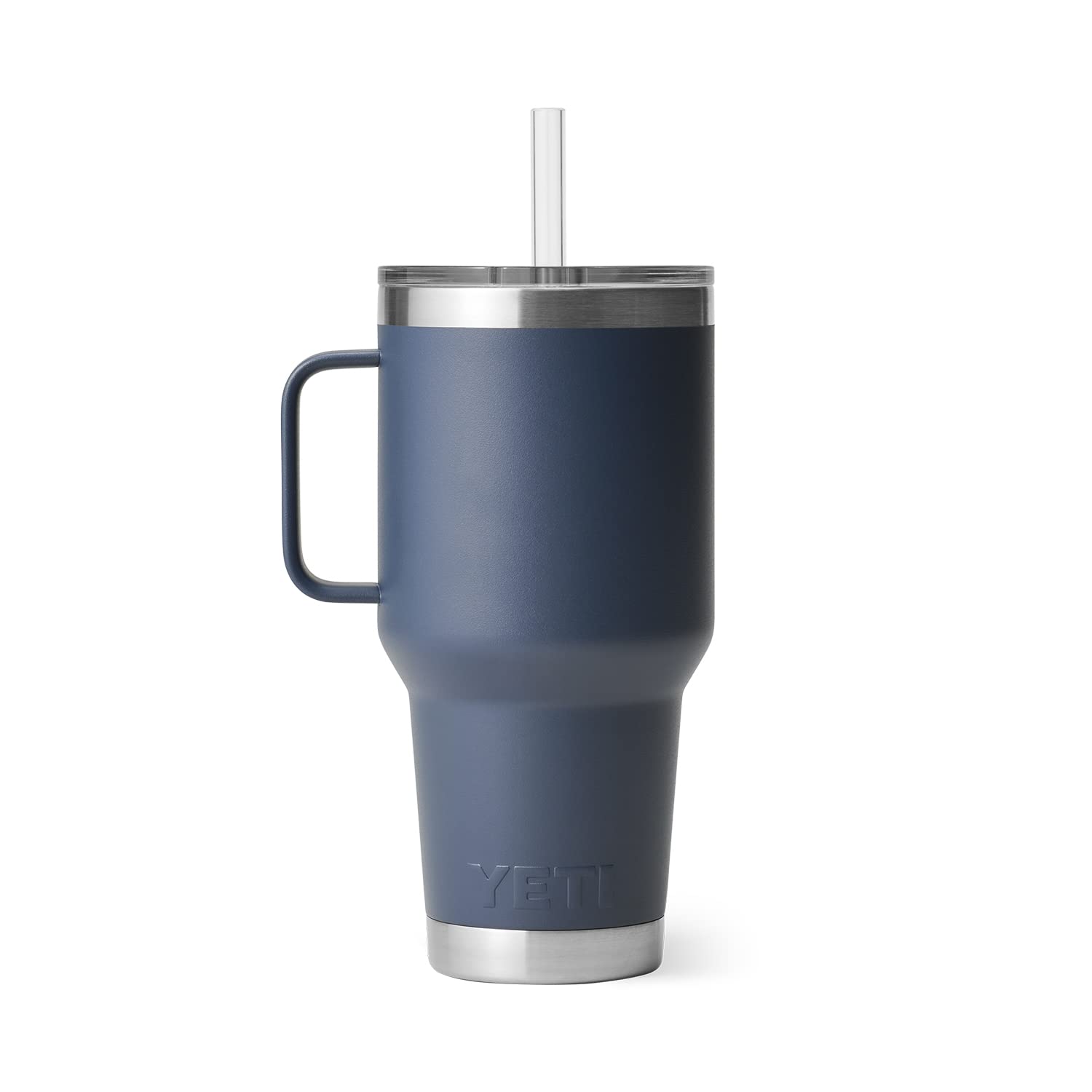 YETI Rambler 35 oz fits cup holders for travel ease.