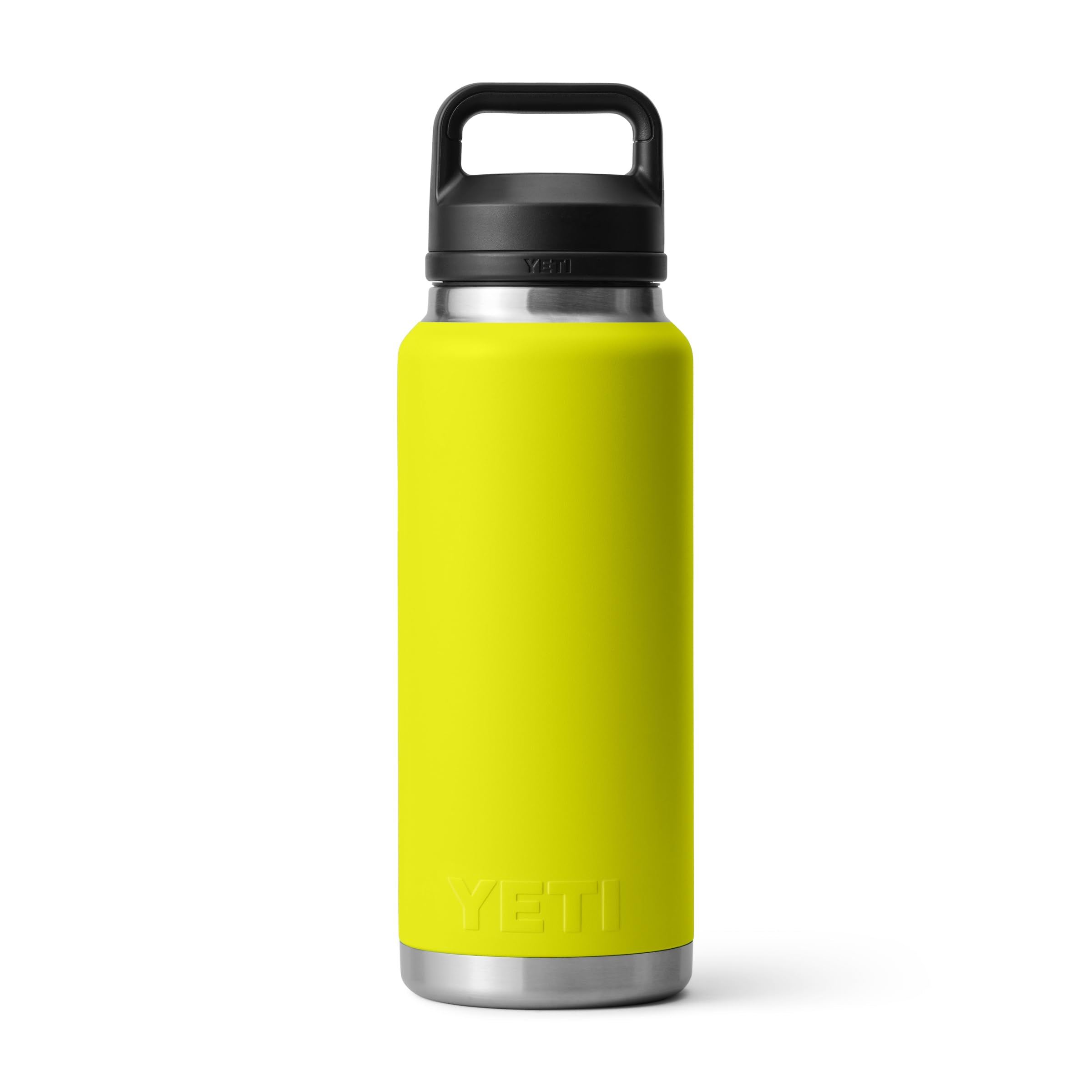 YETI Rambler 36-ounce bottle with vacuum insulation maintains beverage temperature