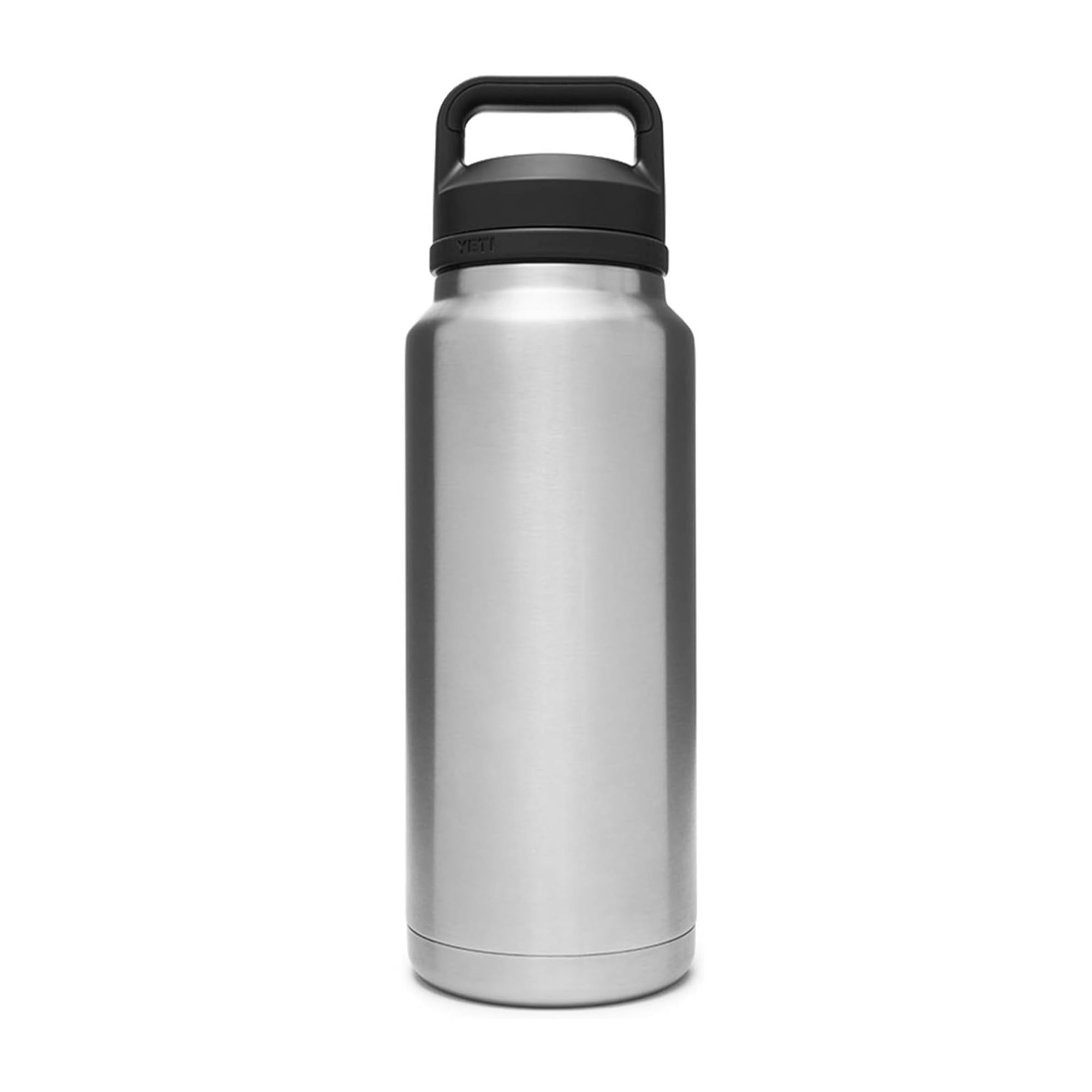 Insulated stainless steel body helps keep drinks cold or warm