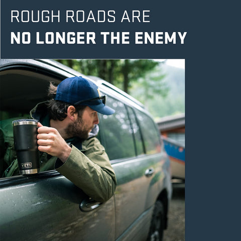 360-degree welded handle provides a steady grip on the go.