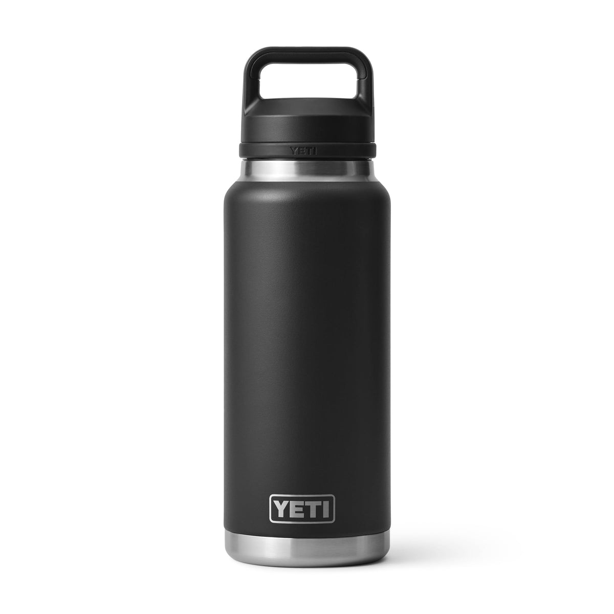YETI Rambler 36 oz bottle with Chug Cap front view for quick sips on the go