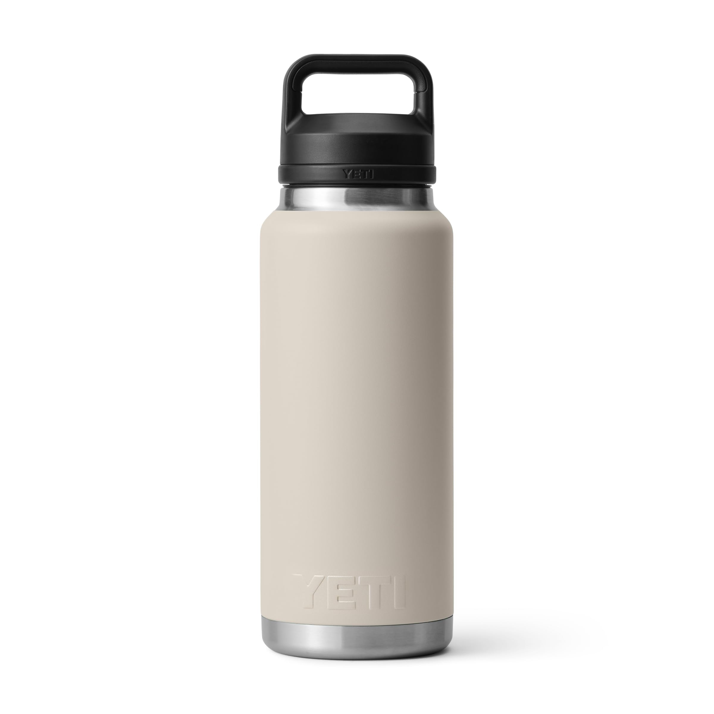 YETI Rambler 36 oz bottle shown in urban setting for daily hydration