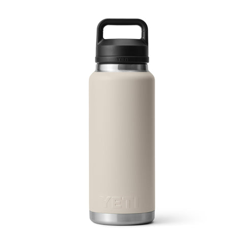 YETI Rambler 36 oz bottle shown in urban setting for daily hydration