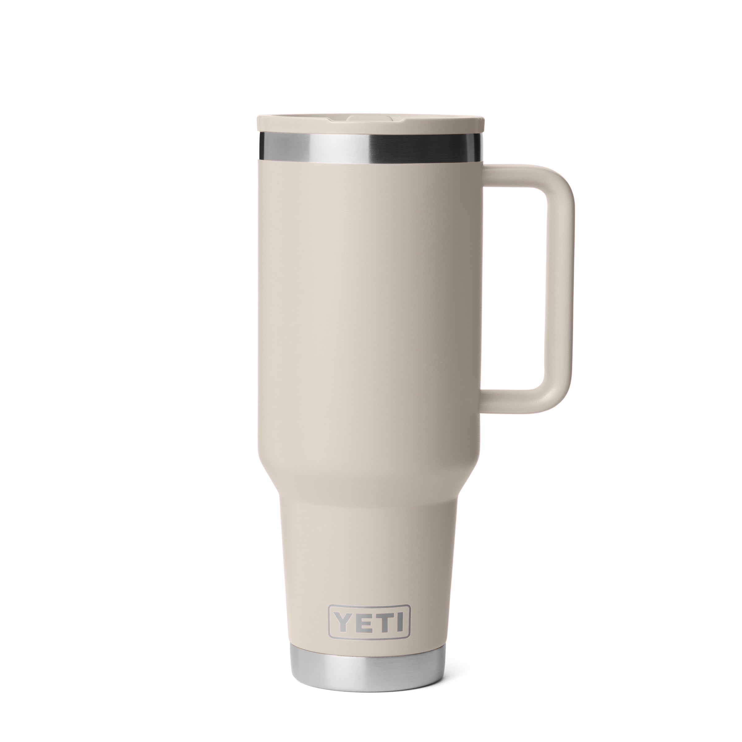 YETI Rambler 40 oz Travel Mug with flip straw lid for spill-free on-the-go use