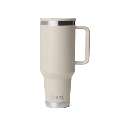 YETI Rambler 40 oz Travel Mug with flip straw lid for spill-free on-the-go use