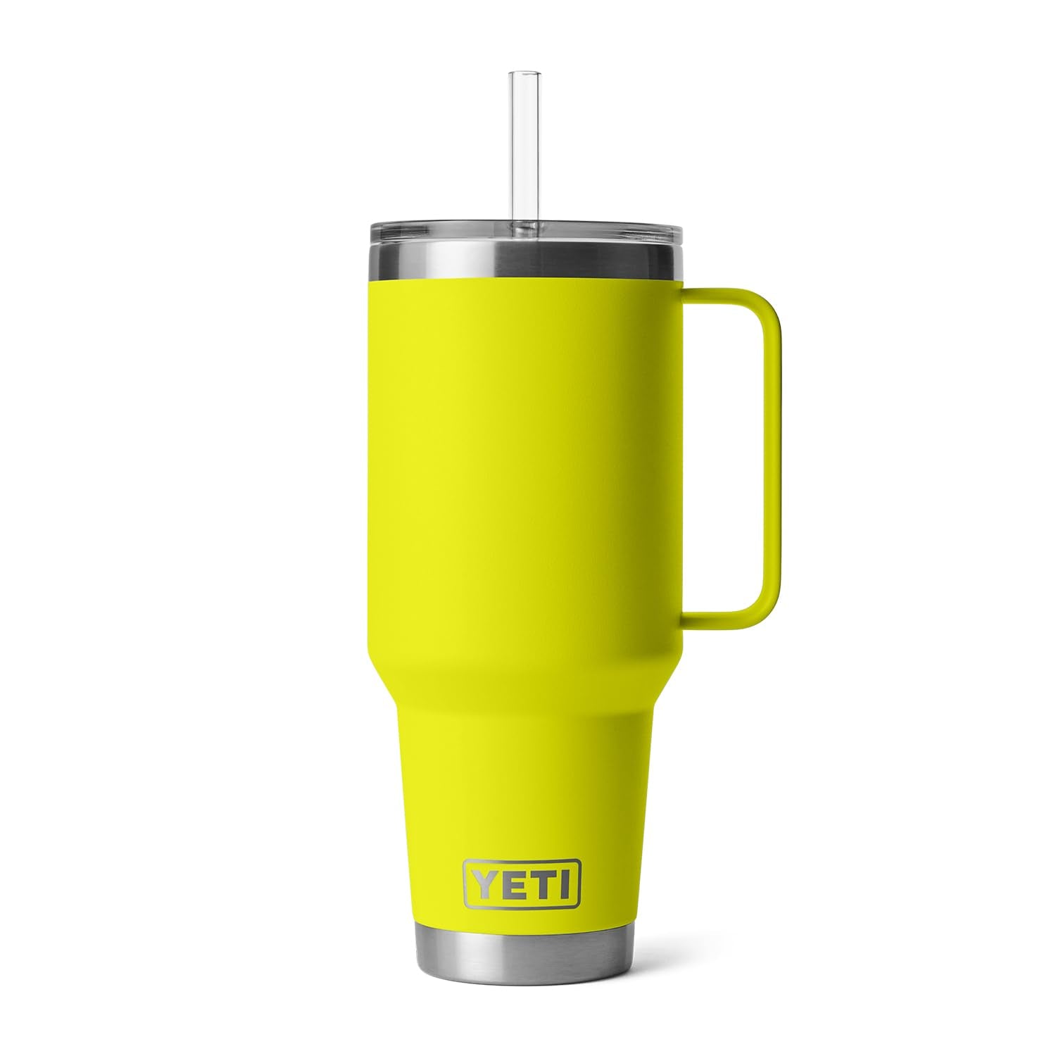 YETI Rambler 42 oz stainless steel body for durable use.