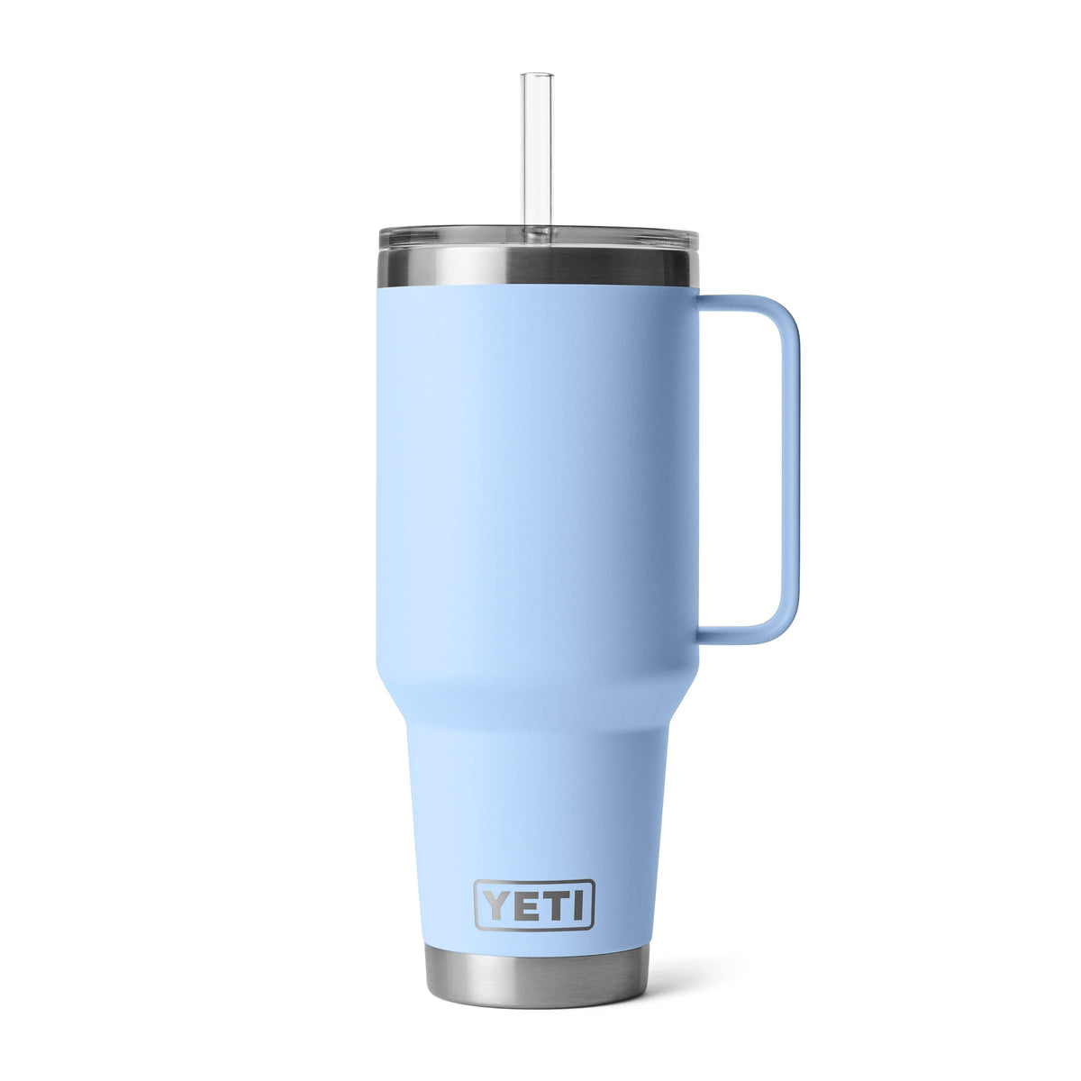 YETI Rambler 42oz with handle and straw lid for all-day hydration on the go