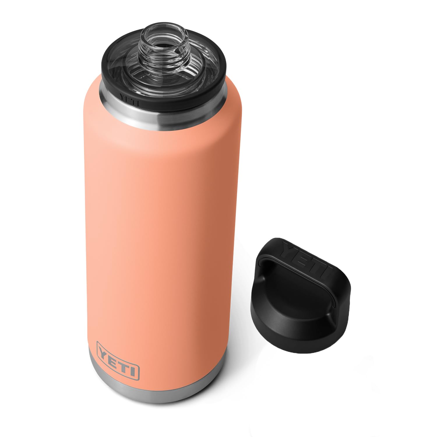 YETI Rambler 46 oz bottle with leakproof Chug Cap for fast, spill-free sips on the move