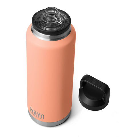 YETI Rambler 46 oz bottle with leakproof Chug Cap for fast, spill-free sips on the move