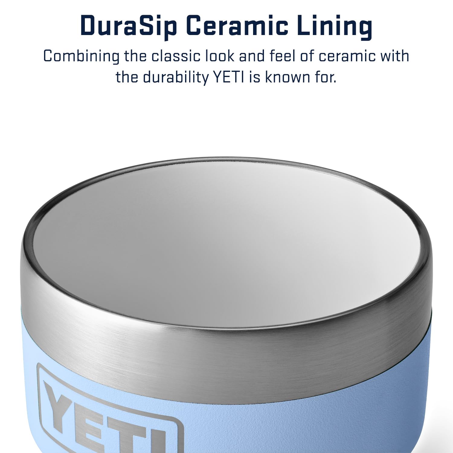 YETI Rambler 4 oz cup showing espresso shot, compact design ideal for concentrated brews
