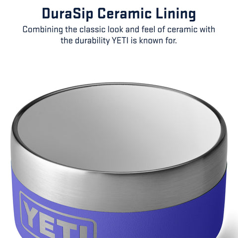 YETI Rambler 4 oz cup fits most espresso machines for quick mornings.