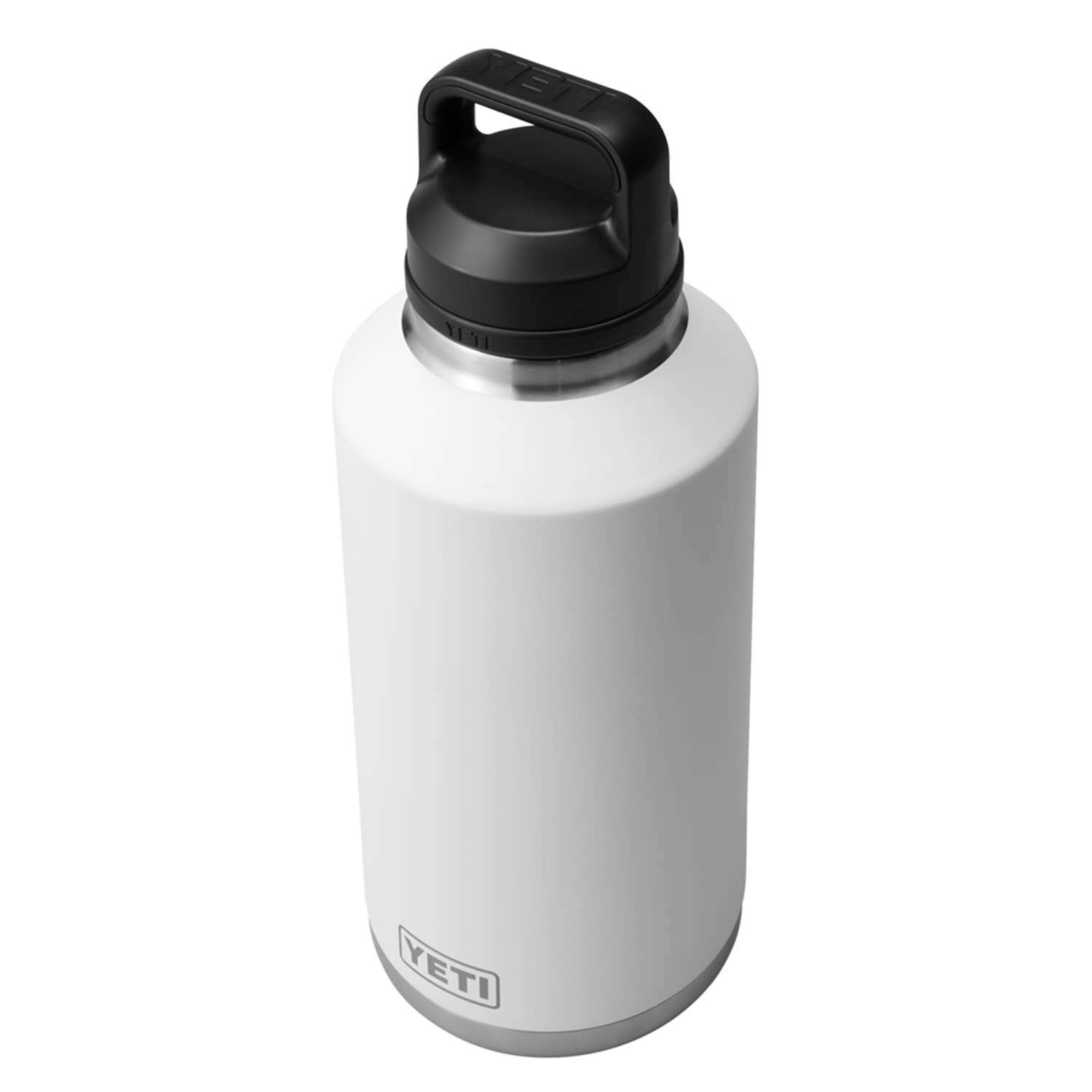 YETI Rambler 64 oz bottle with vacuum insulation keeps drinks cold.