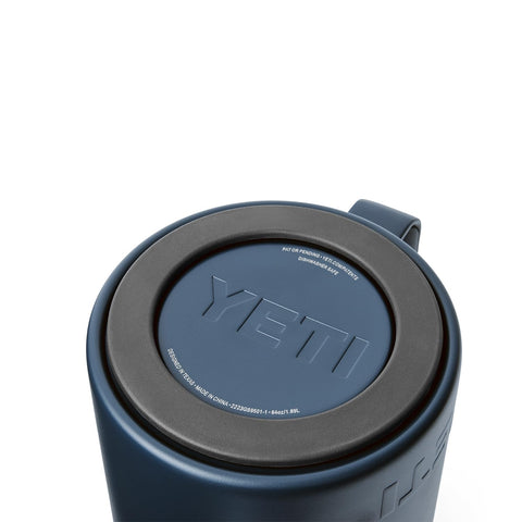 YETI Rambler 64 oz French Press in navy suits tailgates, camps, or galley brewing