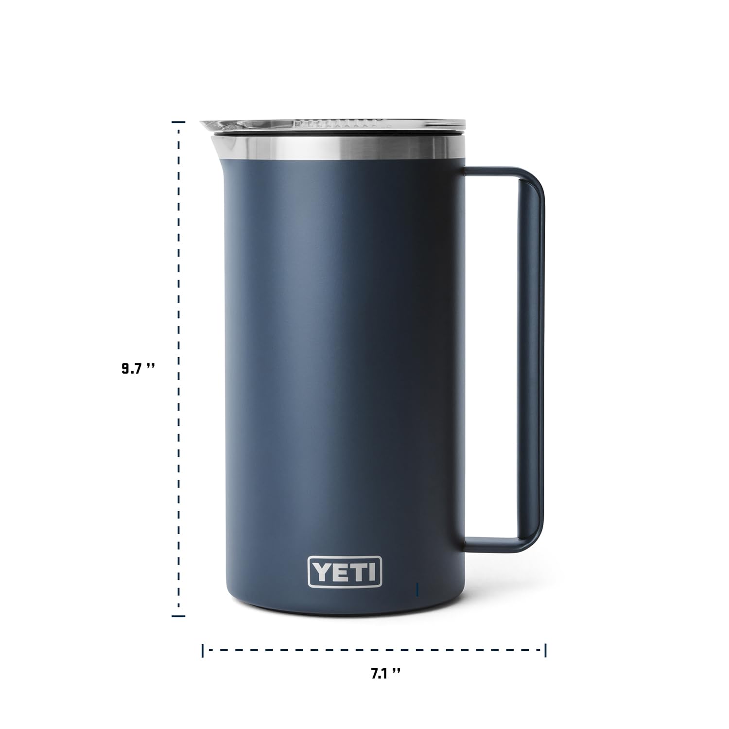 YETI Rambler 64 oz Pitcher is dishwasher-safe for easy cleanup.