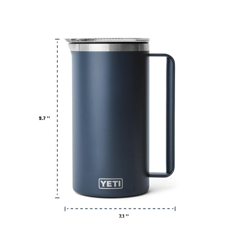 YETI Rambler 64 oz Pitcher is dishwasher-safe for easy cleanup.