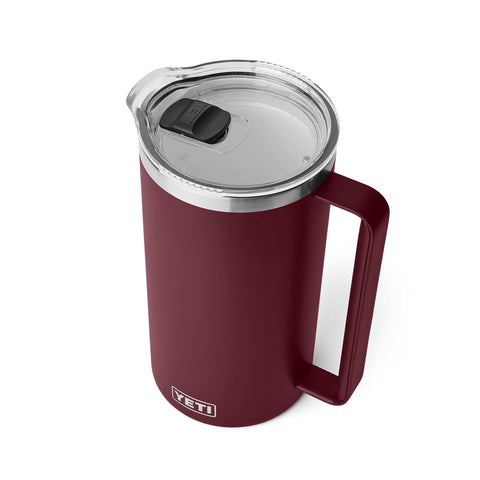 YETI Rambler 64 oz Pitcher with MagSlider Lid keeps drinks secure and spill-free.