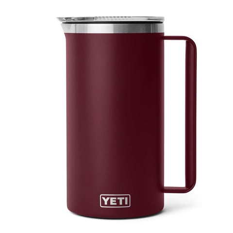 YETI Rambler 64 oz Pitcher stainless steel body resists punctures and rust.