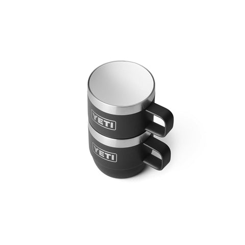 YETI Rambler 6 oz cup black, espresso-friendly fit for quick shots