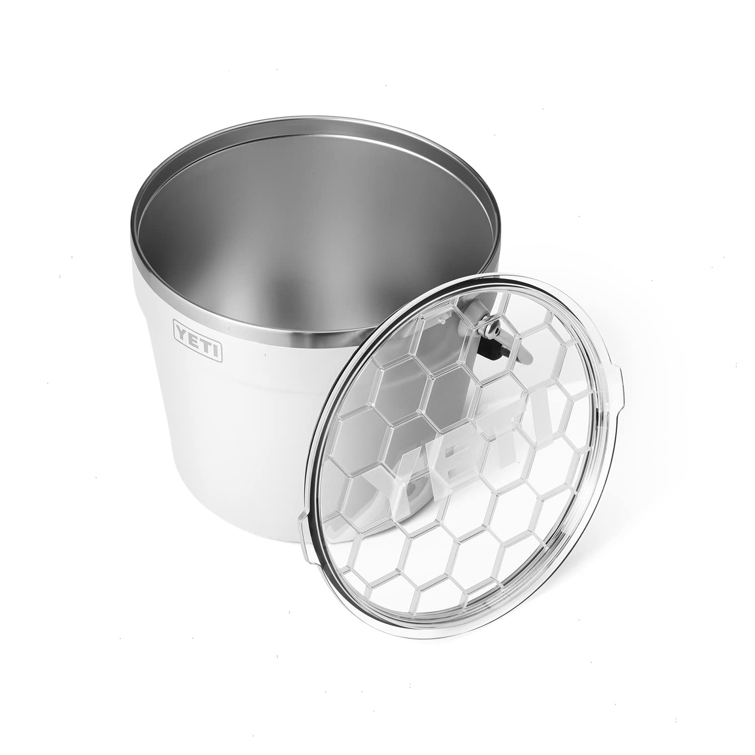 YETI Rambler Beverage Bucket includes Bearfoot non-slip ring for steady placement.