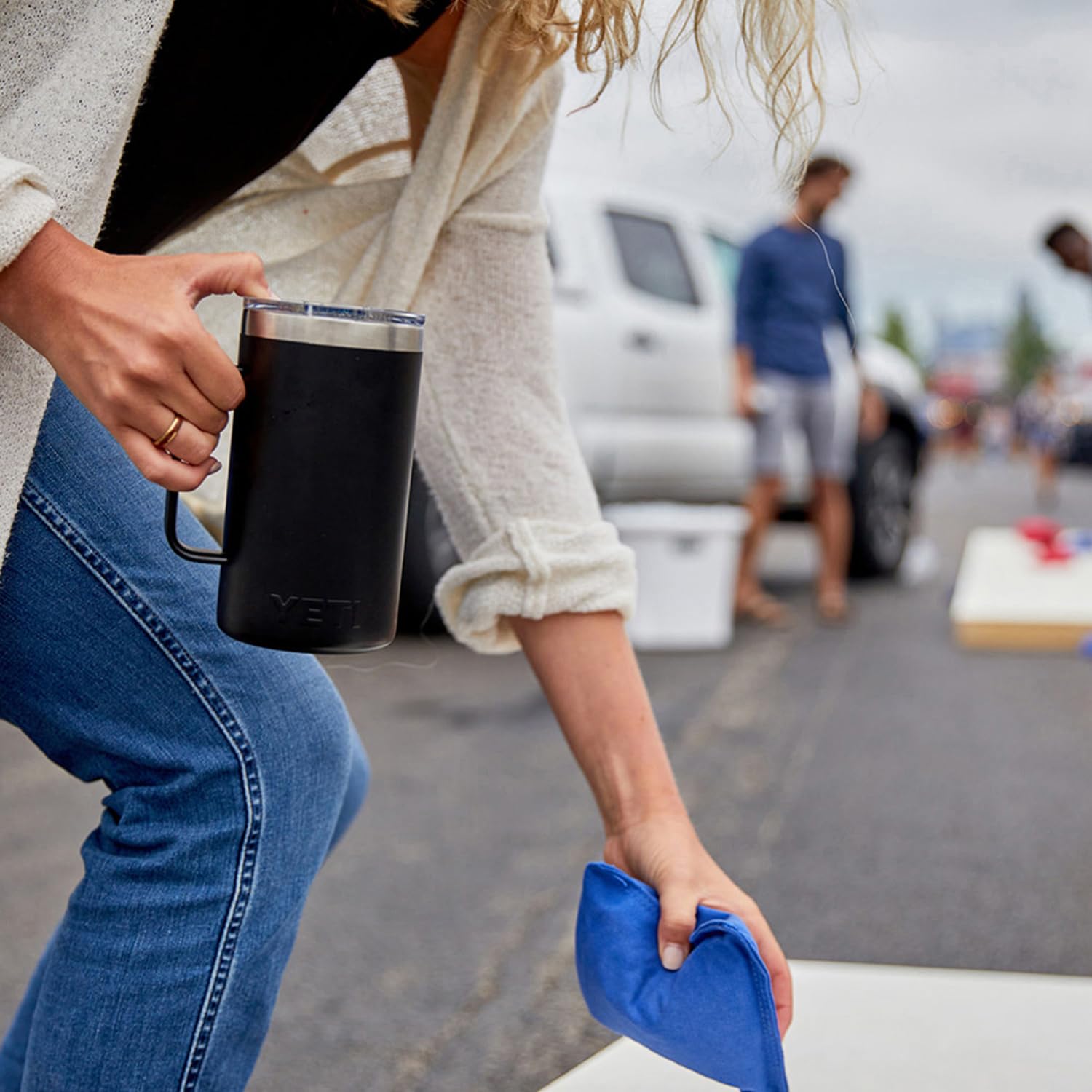 YETI Rambler BPA-free and dishwasher safe for easy cleanup.