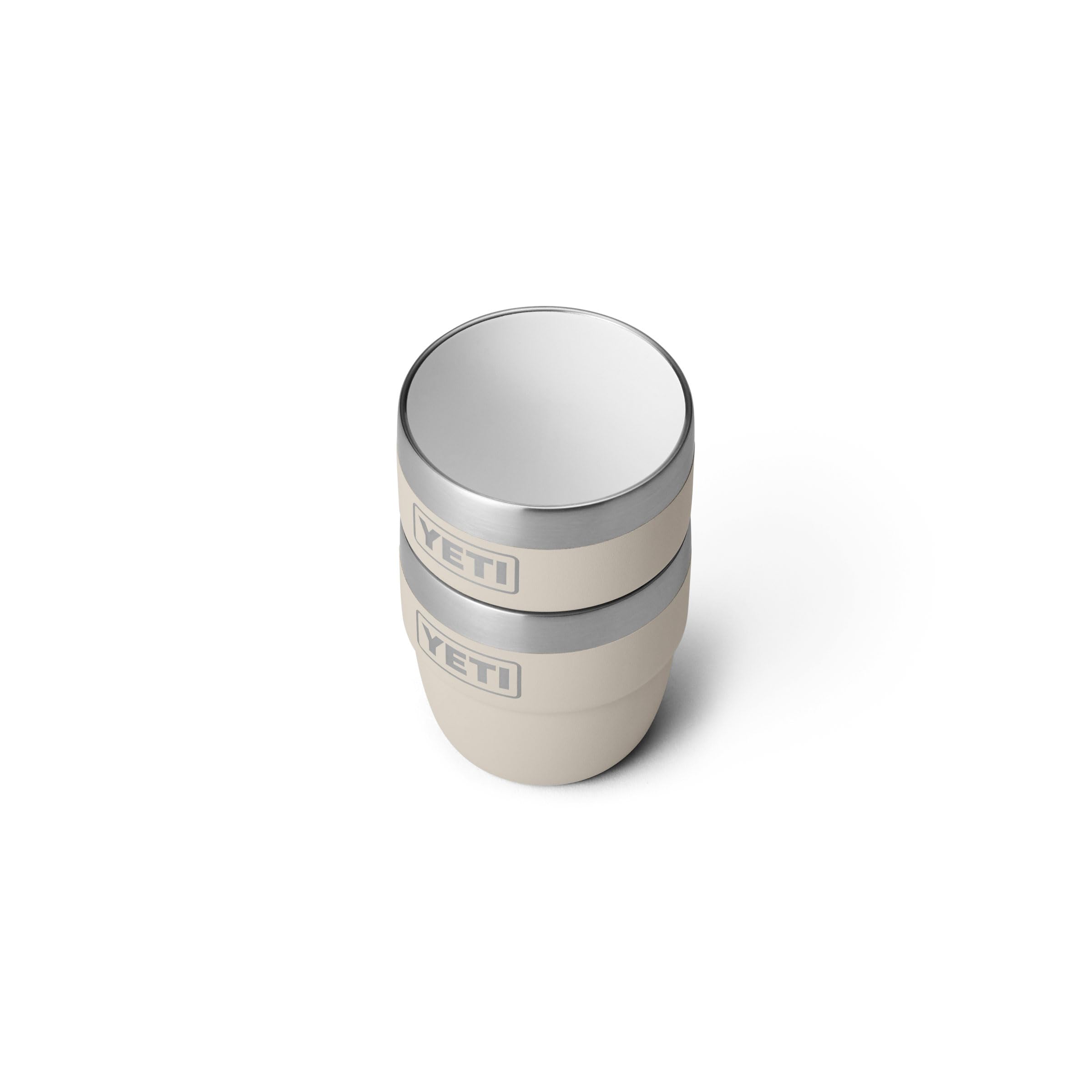 YETI Rambler ideal for camping or travel setups with space-saving stackability