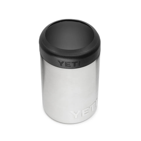 YETI Rambler Colster standard cans in stainless keep drinks chilly on the go.