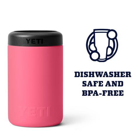 YETI Colster fits standard 12 oz cans securely on the go.