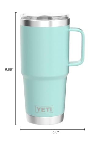 YETI Rambler in use during commute keeps coffee at hand