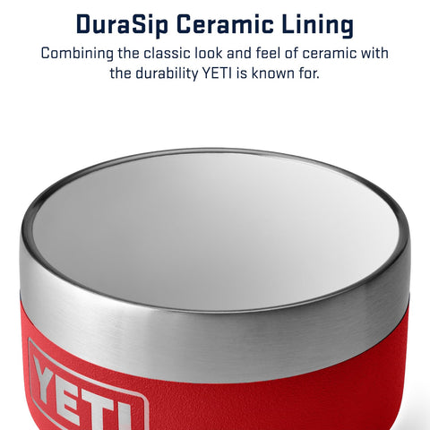 YETI Rambler cup is dishwasher safe for easy cleanup after busy days.