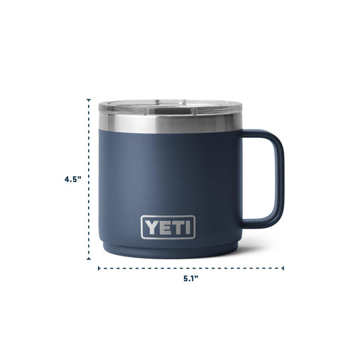 YETI Rambler dishwasher safe label indicating easy cleaning