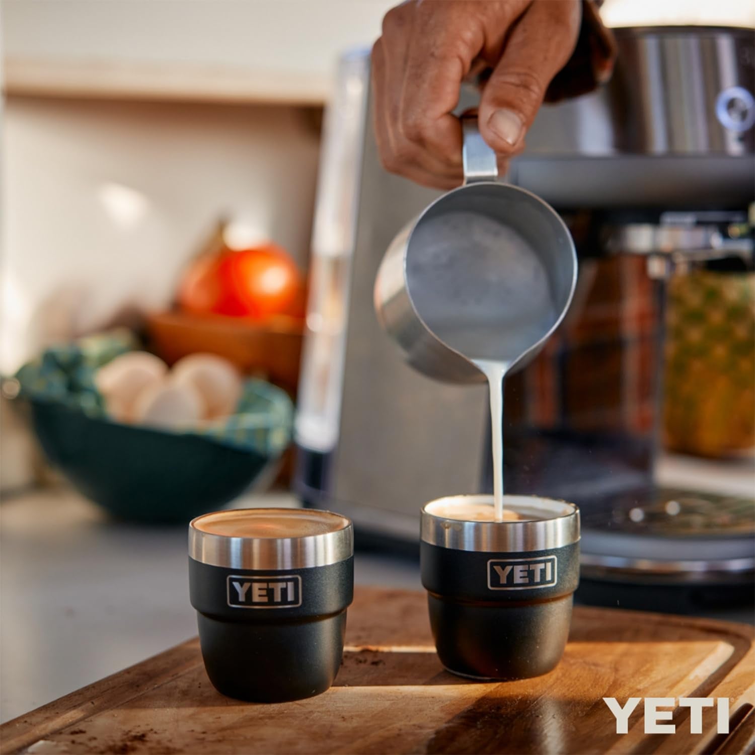 YETI Rambler with DuraSip ceramic lining offers classic feel and rugged durability.