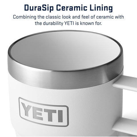 YETI Rambler with DuraSip ceramic lining blends ceramic feel with steel durability