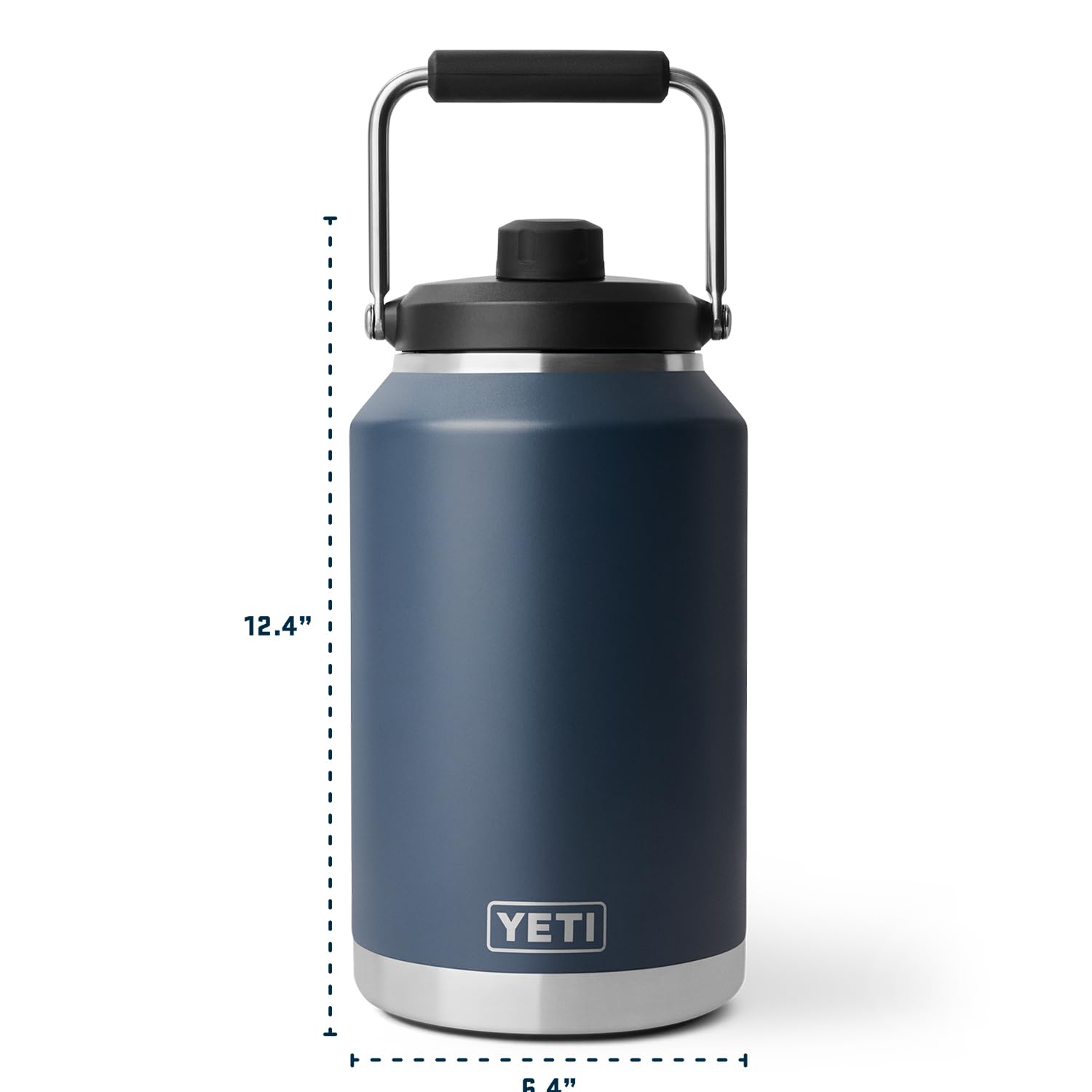 YETI Rambler Gallon Jug 2.0 glugger-not vent for smoother pours.